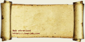 Emilija Aksentijević vizit kartica